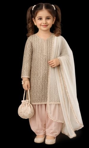 girls 3 pcs pakistani style 3 pcs shalwar kameez