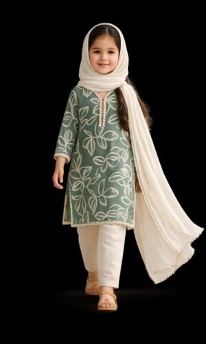 girls 3 pcs pakistani style 3 pcs shalwar kameez